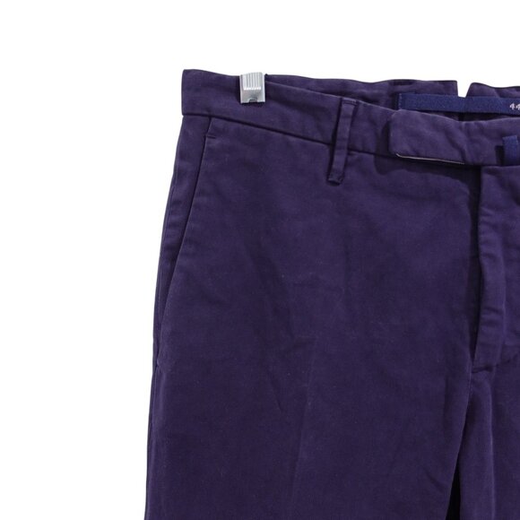 NWT Incotex Slim Fit Pattern 30 Slack Pants Sz 44 Blue Cotton Blend Slash Pocket - Picture 3 of 14